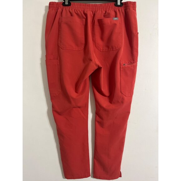 FIGS Women Yola Scrub Pants in Clay size Large - Picture 3 of 13